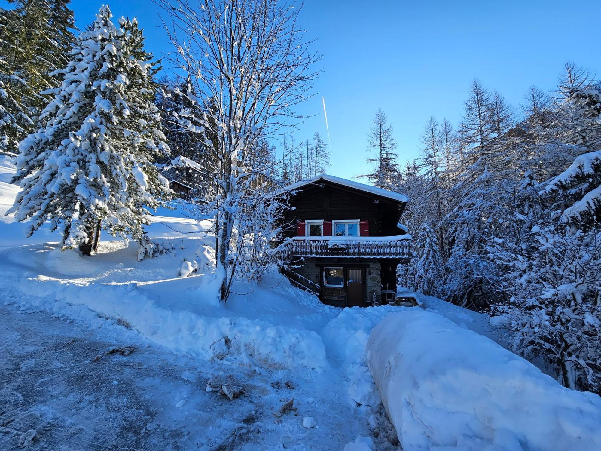 Petit Chalet Rustique Et Bucolique Bovernier Exterior photo